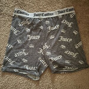 Juicy Couture Gray Pajama Shorts